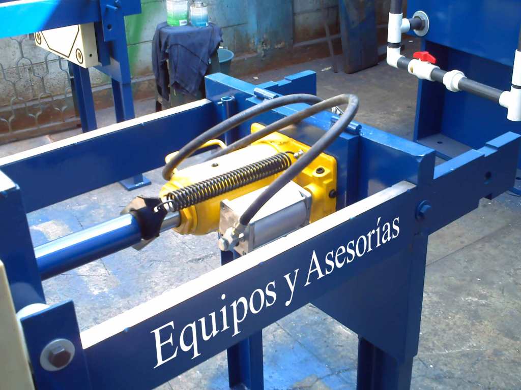 Cierre de piston hidroneumatico de Filtro prensa